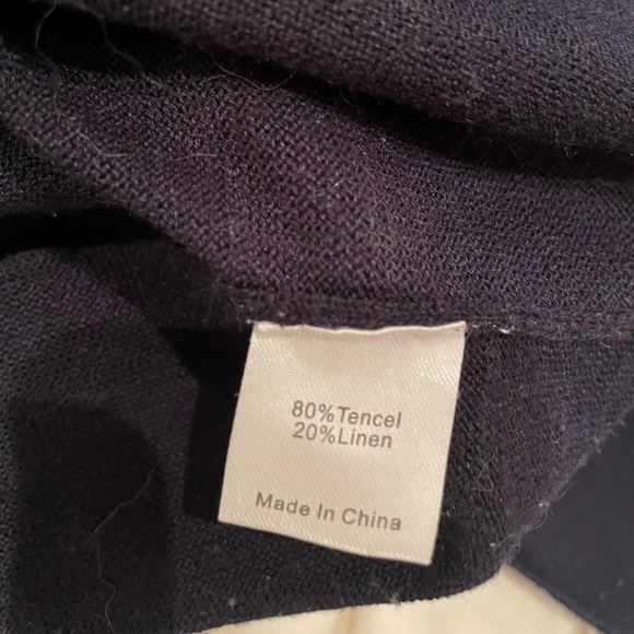 J. Crew Collared sweater in navy blue - Picture 2 of 7